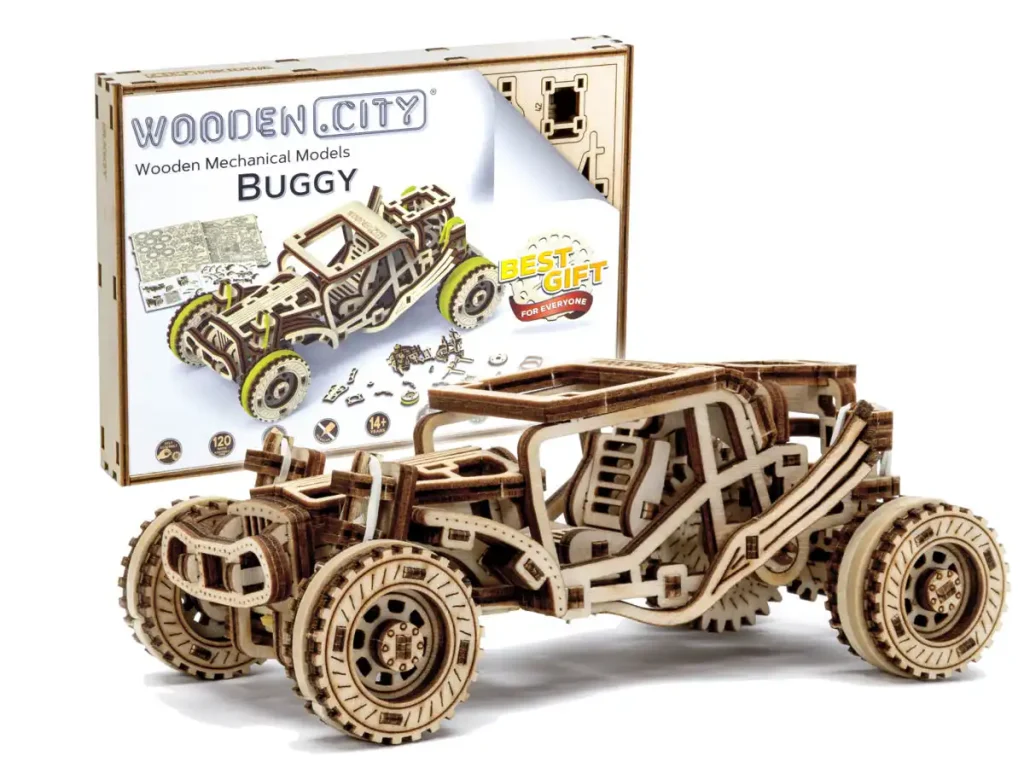 Puzzle 3D samochód Buggy Opis 1